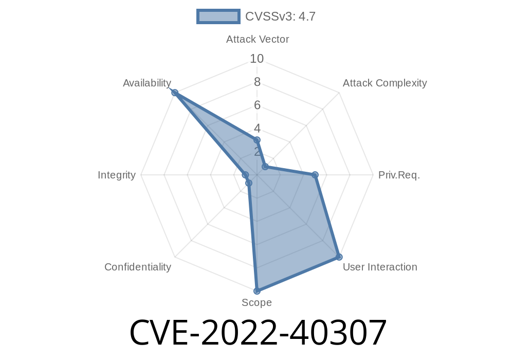 CVE-2022-40307 An issue was discovered in the Linux kernel through 5.19.8