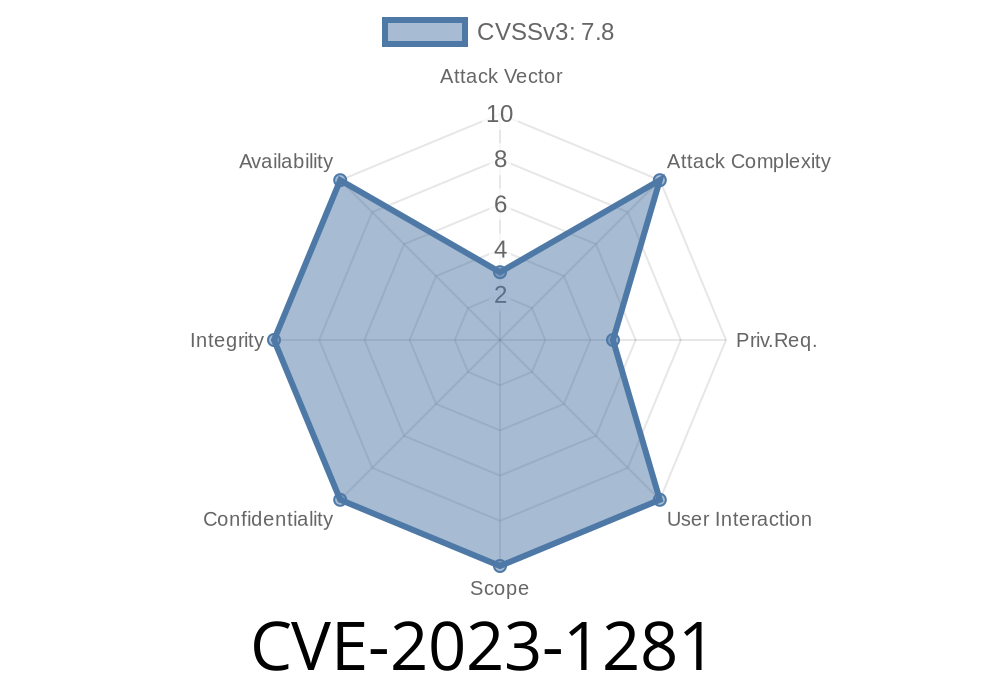 CVE-2023-1281: Use After Free Vulnerability in Linux Kernel Traffic Control Index Filter (tcindex) Allows Privilege Escalation