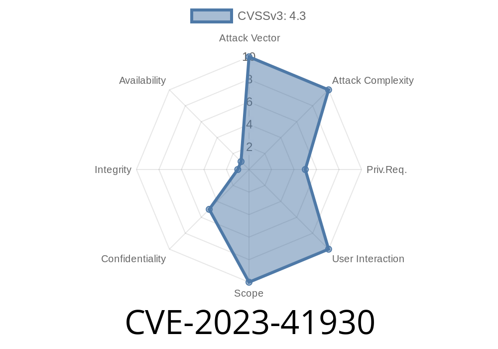 CVE-2023-41930 - Jenkins Job Configuration History Plugin Vulnerability Allows Attackers to Render Manipulated Configurations