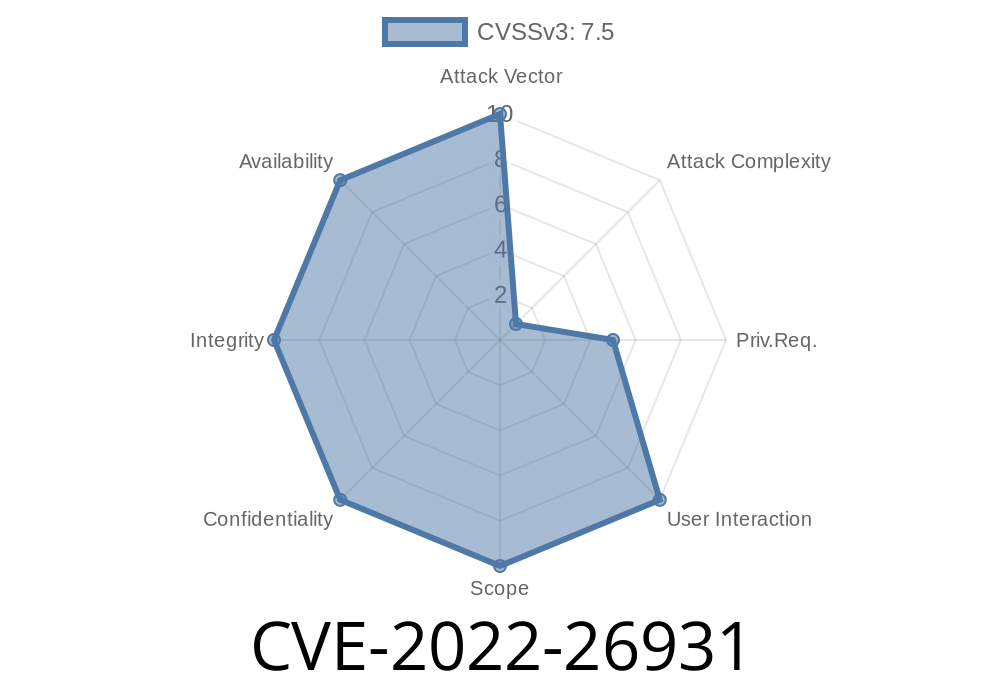 CVE-2022-26931 Windows Kerberos Elevation of Privilege Vulnerability.
